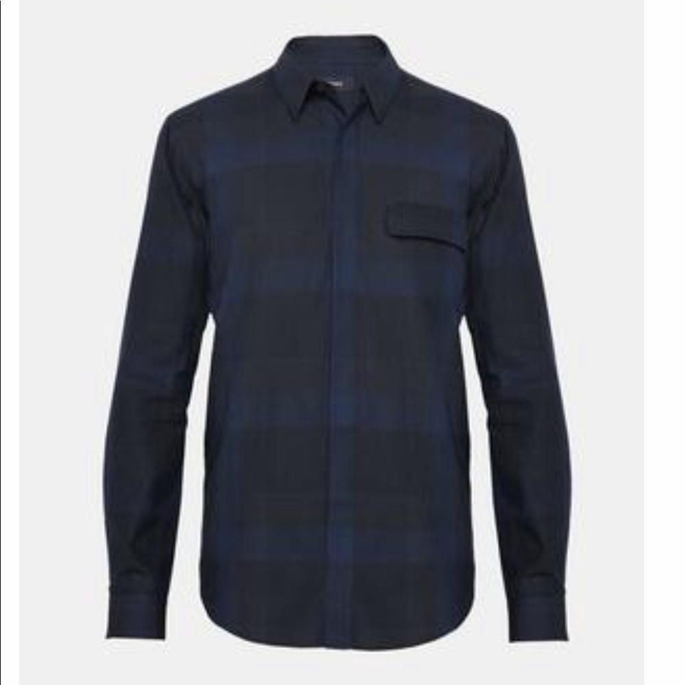 Theory Clean Fly Front 1 Pkt Men Shirt
